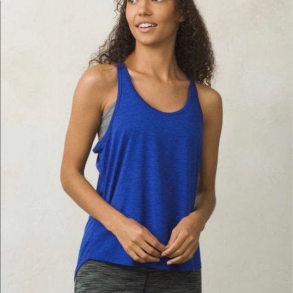 prAna Women’s Revere Tank, Cobalt, Size Small